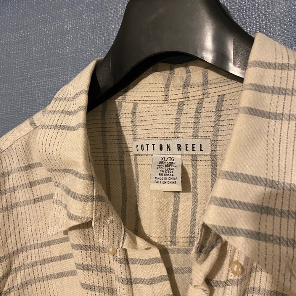 Cotton Reel men’s short sleeve shirt